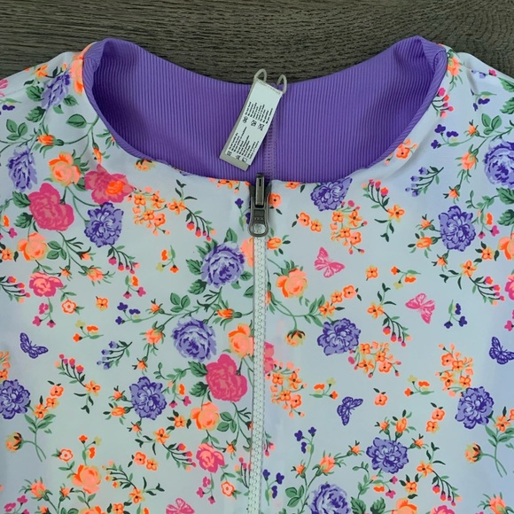 Maaji Backyard Triton Reversible Long Sleeve One-Piece Swimsuit - Size L - NWT - Picture 9 of 12